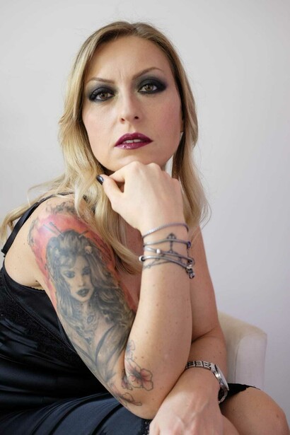 The make-up artist Denise Miulli