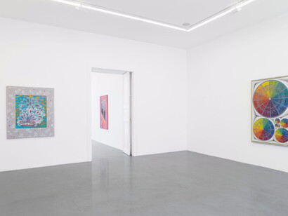 Zach Harris, Exhibition view. Courtesy of Perrotin Paris
