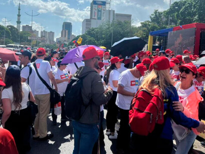 Ciudadanos protestan contra el fraude en los comicios presidenciales, Caracas, Venezuela, agosto de 2024