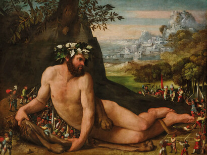 Giovanni Luteri detto Dosso, Ercole e i Pigmei, c. 1535. Per gentile concessione del Palazzo dei Diamanti