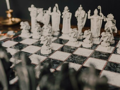 In the dance of strategy and force, mastery rides boldly, not blindly