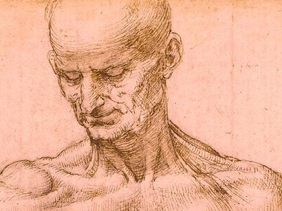 Estudio anatómico de Leonardo da Vinci