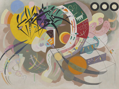 Vasili Kandinsky, Curva dominante, 1936
