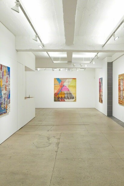 Channing Hansen. Self Portraits, Exhibition view. Courtesy of CRG Gallery