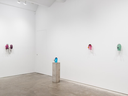 Mark Whalen, Night lights, exhibition view. Courtesy of Harper’s Gallery