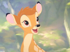 La mamma di Bambi viene uccisa da un cacciatore e il cerbiatto rimane solo 
