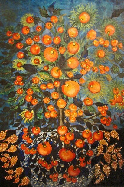 Séraphine de Senlis, Pommes aux feuilles