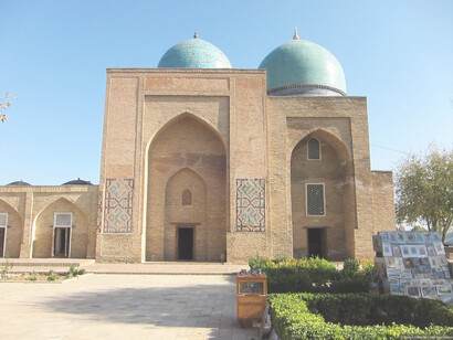 Mezquita de Aksaray en la región de Kashkadarya, Uzbekistán