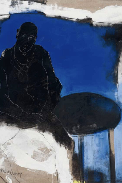 Bahram Hajou, Untitled (detail), 2019. Courtesy of Artbooth Gallery