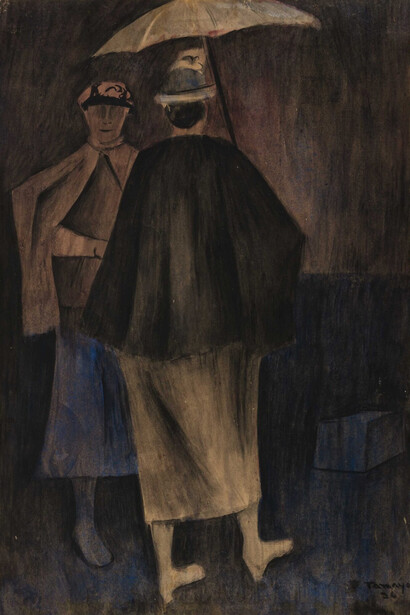 Rufino Tamayo, Shower (detail), 1936. Courtesy of Blanton Museum of Art