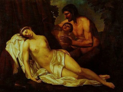 Annibale Carracci, Venere inebriata da un satiro