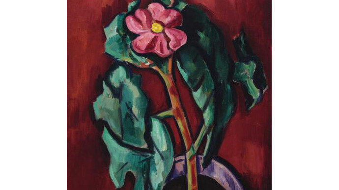 Marsden Hartley (1877-1943), Flowering Plant, c. 1928-29, oil on canvas, 24 x 19 1/2 inches
