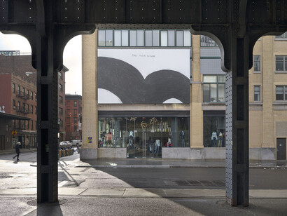 Christine Sun Kim (b. 1980), Too Much Future, 2017 (installation view, Whitney Museum of American Art, New York, January 29, 2018–). Collection of the artist. Photograph by Ron Amstutz