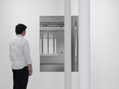 William Anastasi, Exhaling, then inhaling, vue de l'exposition. Avec l'aimable autorisation de la Galerie Jocelyn Wolff
