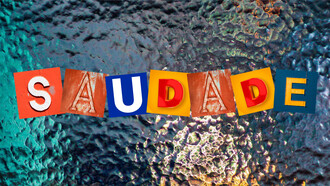 Palavra saudade. Originária do latim "sólitas", que significa solidão, saudade é uma palavra que transcende a simples ausência física de algo ou alguém, uma vez que também traz consigo um sentimento complexo de melancolia, desejo e nostalgia