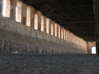 Interno del Castello di Vigevano, Italia