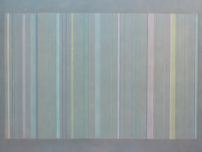 GENE DAVIS , Chopin, 1975 , Acrylic on canvas 
62 x 90 1/4 inches, 157.5 x 229.2 cm 
