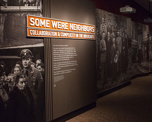 The Holocaust, Exhibition view. Courtesy of Holocaust Memorial Museum