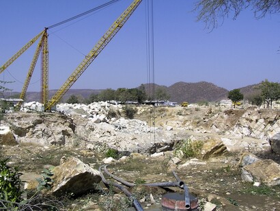 Marble mining in Rajasthan, destroying ecosystems and livelihoods © Ashish Kothari