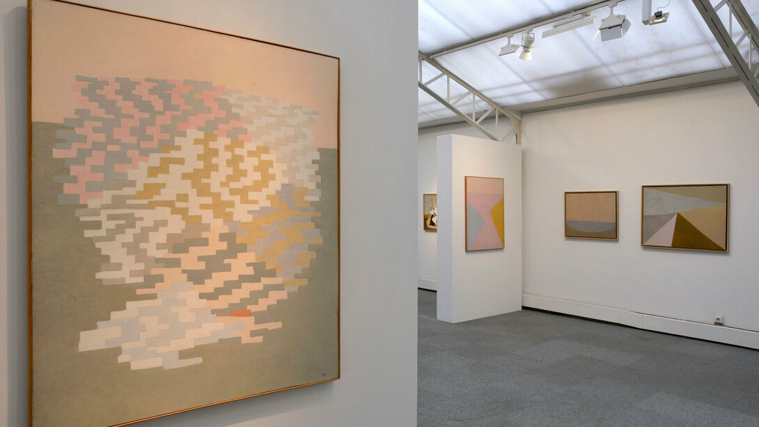 Vera Pagava, Corps Célestes, Exhibition view. Courtesy of Jeanne Bucher Jaeger