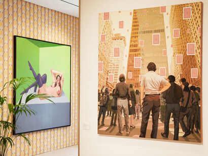 Various artists, Pim pam pop, exhibition view. Courtesy of Opera Gallery