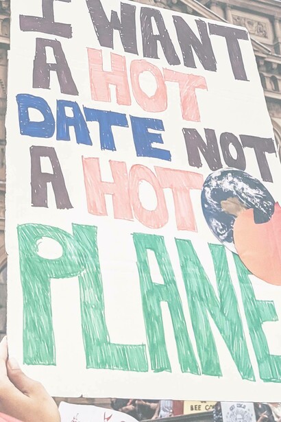 Protesting climate change