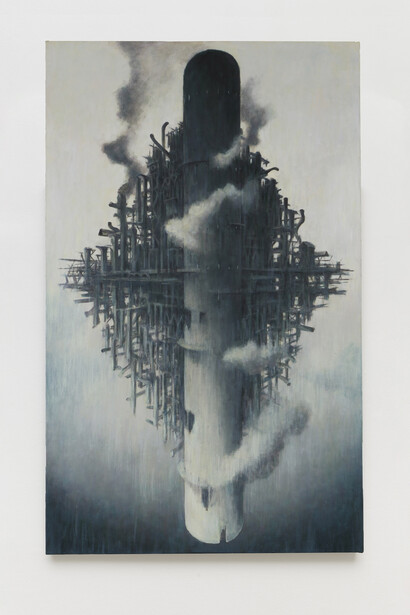 Minoru Nomata, Ghost-2, 2014. Oil on canvas, 130.8 x 80.6 cm| 51 1/2 x 31 3/4 in. © the artist. Courtesy White Cube