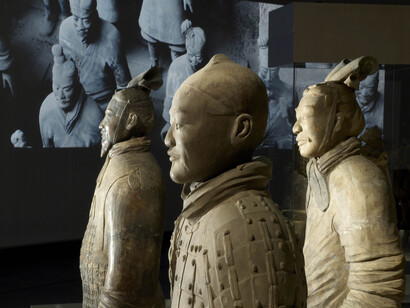 Londres. Guerreros de terracota en el Museo Británico