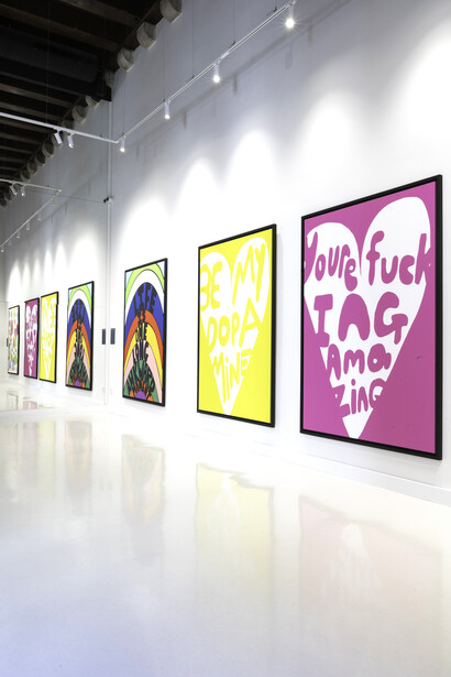 Robin Kid, The future is old, Ausstellungsansicht. Mit freundlicher Genehmigung des Moco Museum