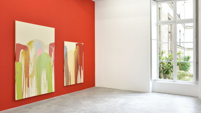 John M Armleder. Courtesy of Almine Rech Gallery