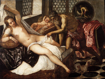 Tintoretto, Venere, Vulcano e Marte, 1550