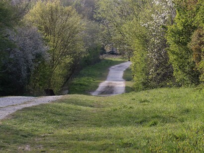 The wide paths are used by walkers and farm vehicles © Gehan de Silva Wijeyeratne