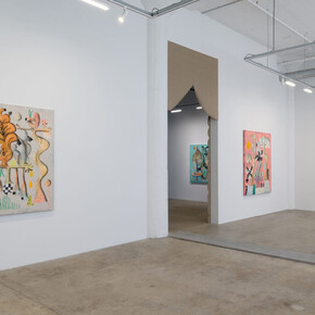 József Csató, Siren hospitality, exhibition view. Courtesy of Vielmetter Gallery 