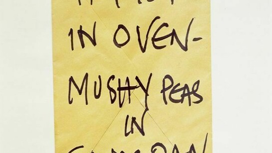 Keith Arnatt, Notes from Jo, 1991-95, C-Print, 118 x 100 cm, Copyright Keith Arnatt Estate, Courtesy Keith Arnatt Estate, Fine Art Partners and Sprüth Magers Berlin London