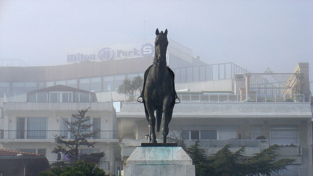 Lachezar Boyadjiev, On vacation...corpus equorum, exhibition view. Courtesy of National Gallery