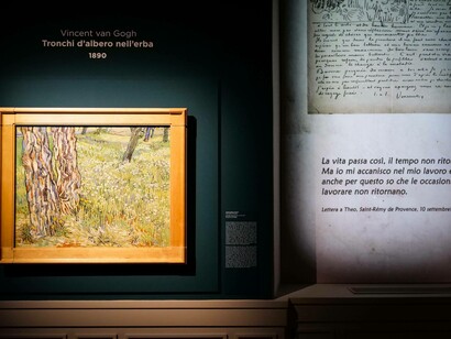 "Tree Trunks in the Grass", Vincent Van Gogh (1890)