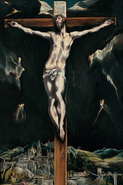 El Greco; Cristo agonizante, c. 1614, Fundación Banco Santander, Madrid (detalle)