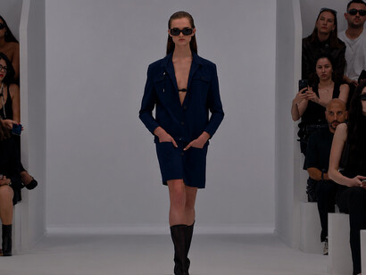 Nicolas Di Felice unveiled the Courrèges Spring/Summer 2026 womenswear ready-to-wear collection at Paris Fashion Week in Paris, Franc