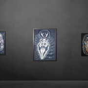 Ann Leda Shapiro, Interconnected worlds, exhibition view. Courtesy of Axel Vervoordt Gallery