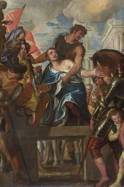 Paolo Veronese, El martirio de san Mena, hacia 1580. Cortesía del Museo Nacional del Prado