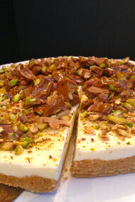 Knafeh, a popular Middle-Eastern dessert