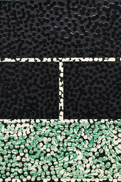 Daniel Boyd, Untitled (MBSWMTL) (detail), 2025. Courtesy of Kukje Gallery