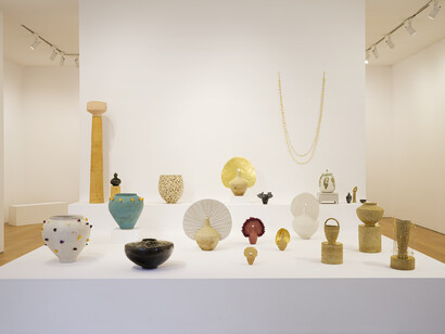 Elina Belou,, Life of a sunflower, exhibition view. Courtesy of Bernier/Eliades Gallery