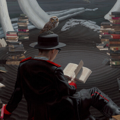 Josh Tiessen, Swallowed by Knowledge (detail). Courtesy of the artist and Rehs Contemporary