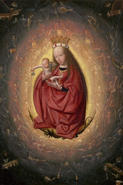 Geertgen tot Sint Jans, The glorification of the Virgin, c. 1490-95. Courtesy of Museum Boijmans Van Beuningen