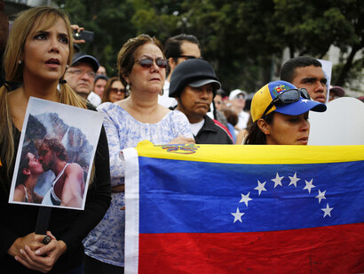 Concentracićon tras la muerte de Mónica Spear