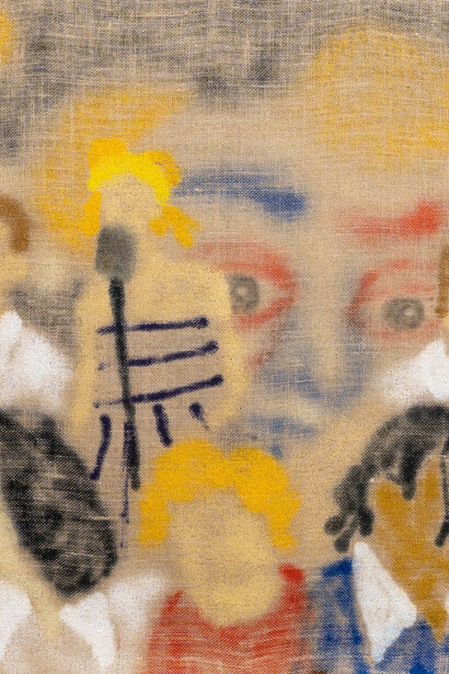 Nicklas Johannes, Start spreading the news, 2024. Courtesy of Morgan Lehman Gallery