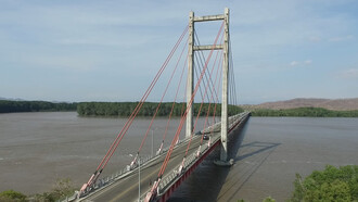 Puente de la Amistad Costa Rica-Taiwán sobre el río Tempisque
