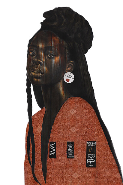 Oluwatobi Adewumi, Two in one, 2025. Courtesy of The Camp Gallery