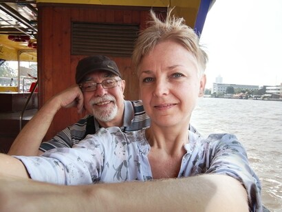 Con Patty a inizio viaggio
